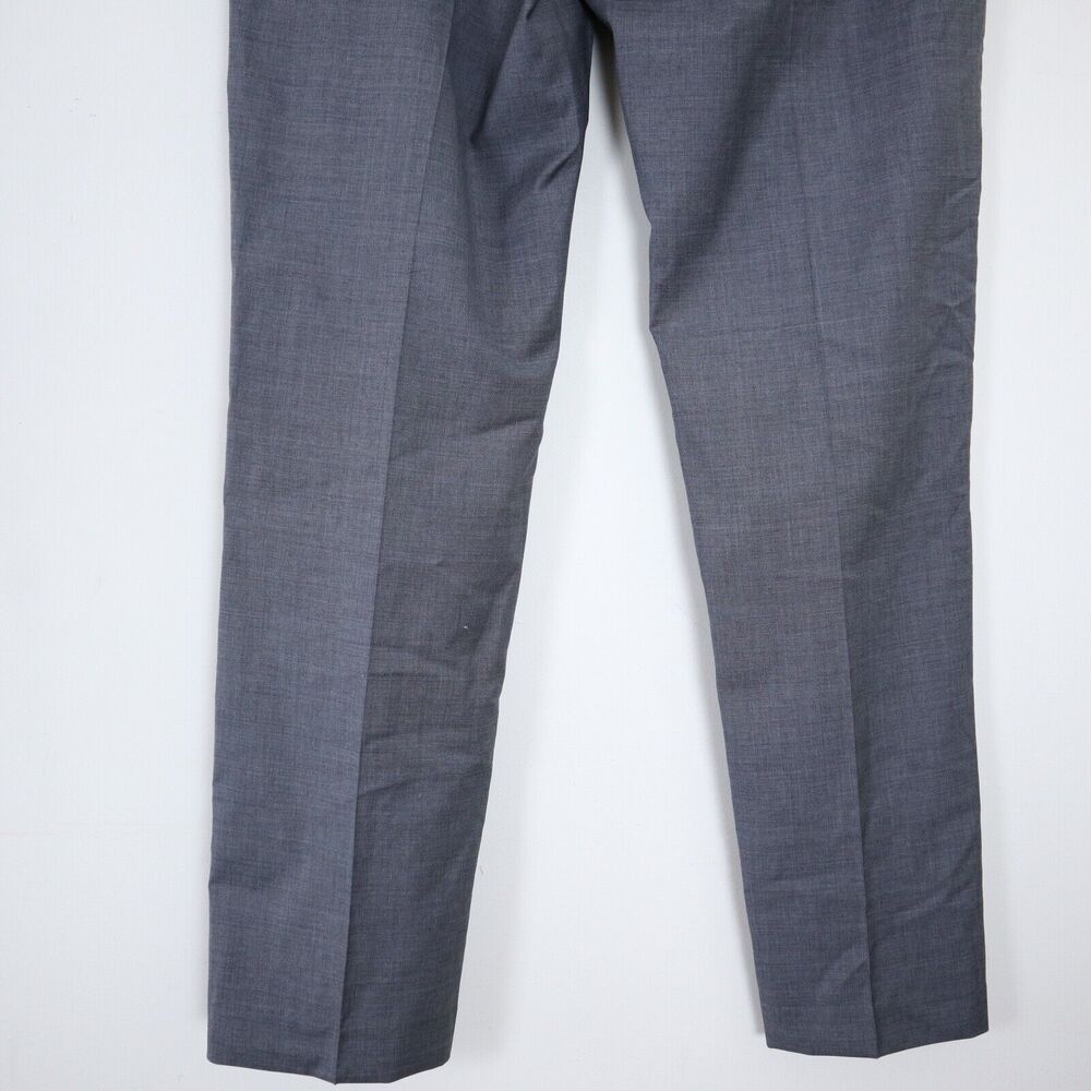 Maison Margiela IT 54 Gray Wool Trousers Slim Straight Leg Pants - Picture 7 of 9